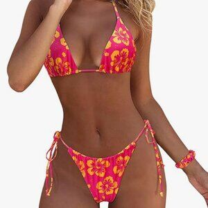 Women’s Sexy Brazilian Bikini Thong Bathing Suit Swimsuit Two Piece